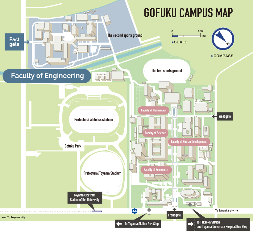 GOFUKU CAMPUS MAP